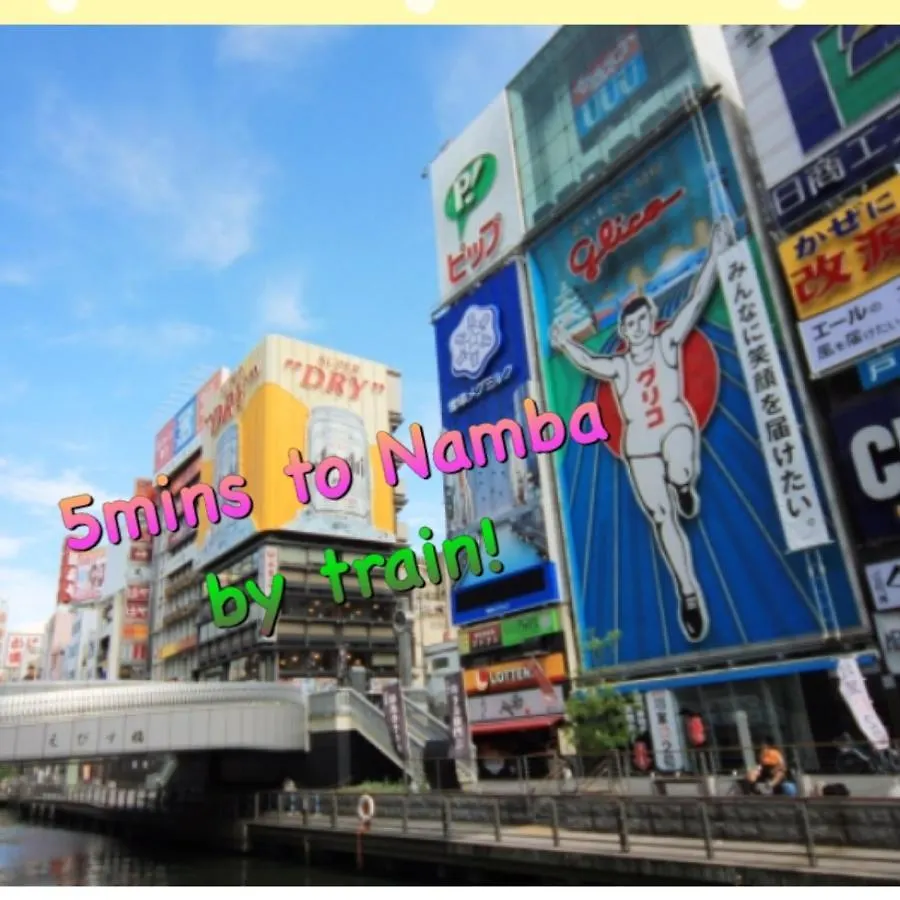 Ferienhaus Villa 駐車場付き!近徒歩2分!難波,道頓堀エリアまで1駅!Usjまで15分!観光好立地の戸建! Ōsaka